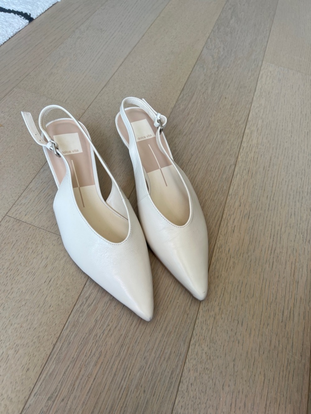 Dolce Vita Alenna Slingback Heels in Bone
